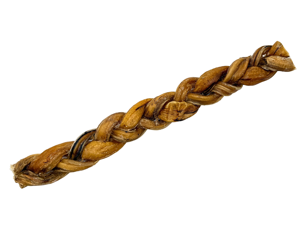 12" Braided Water Buffalo Bully