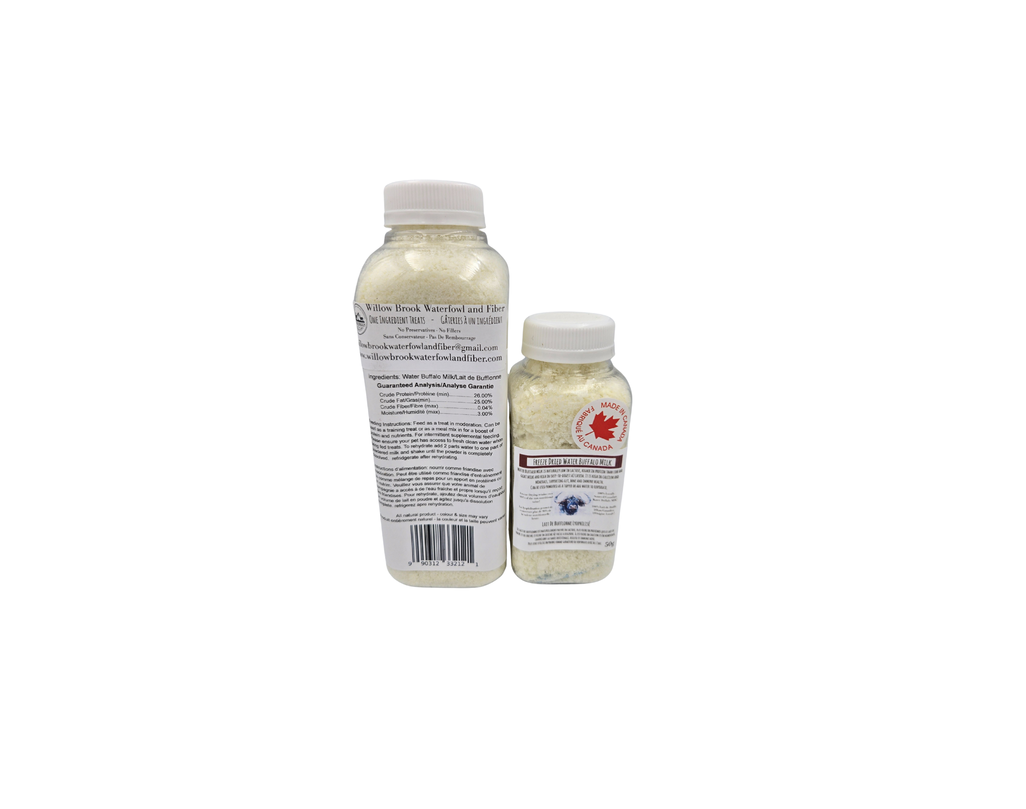 Freeze-Dried Water Buffalo Milk