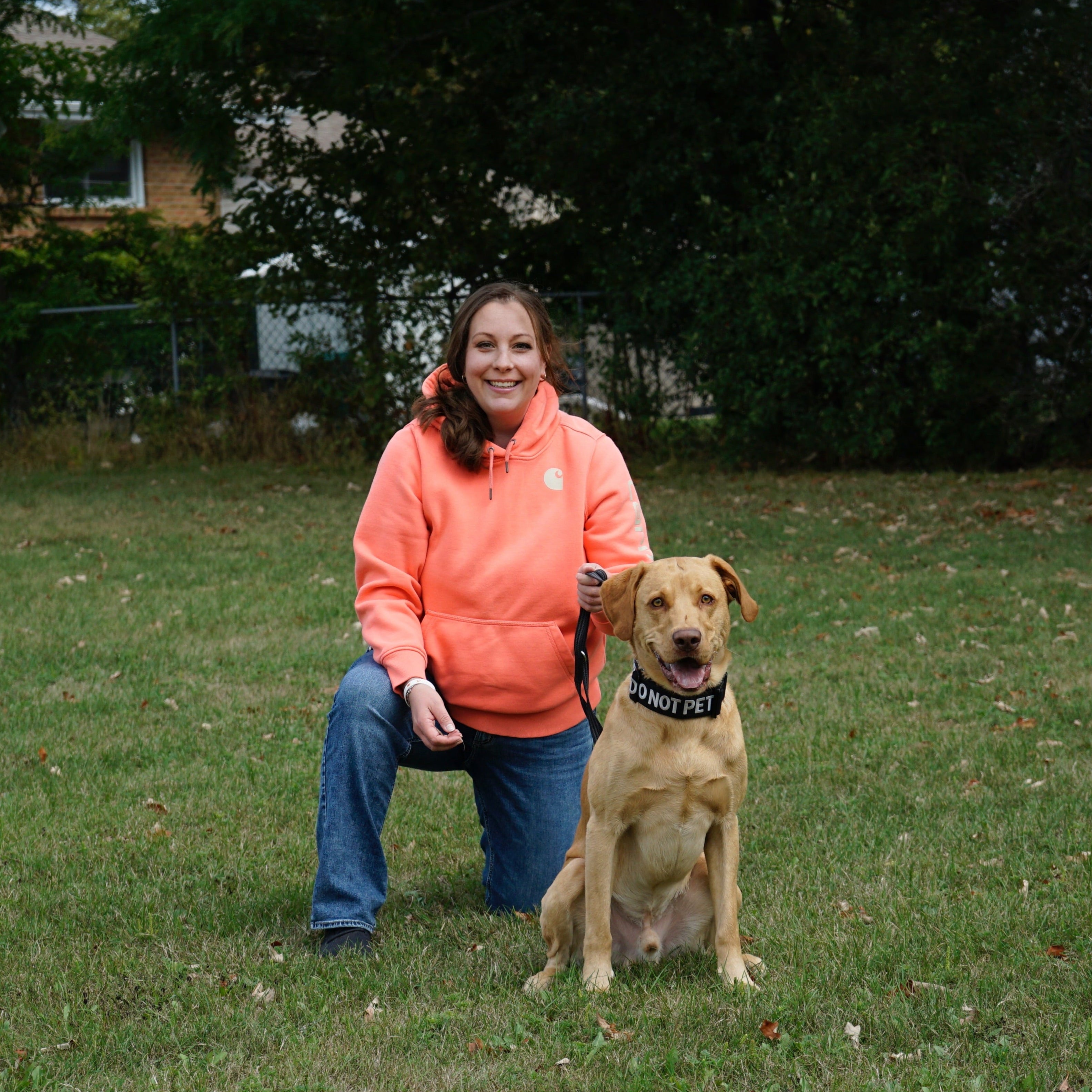 Four Paws Owner, Dawn, and her dog Bowie