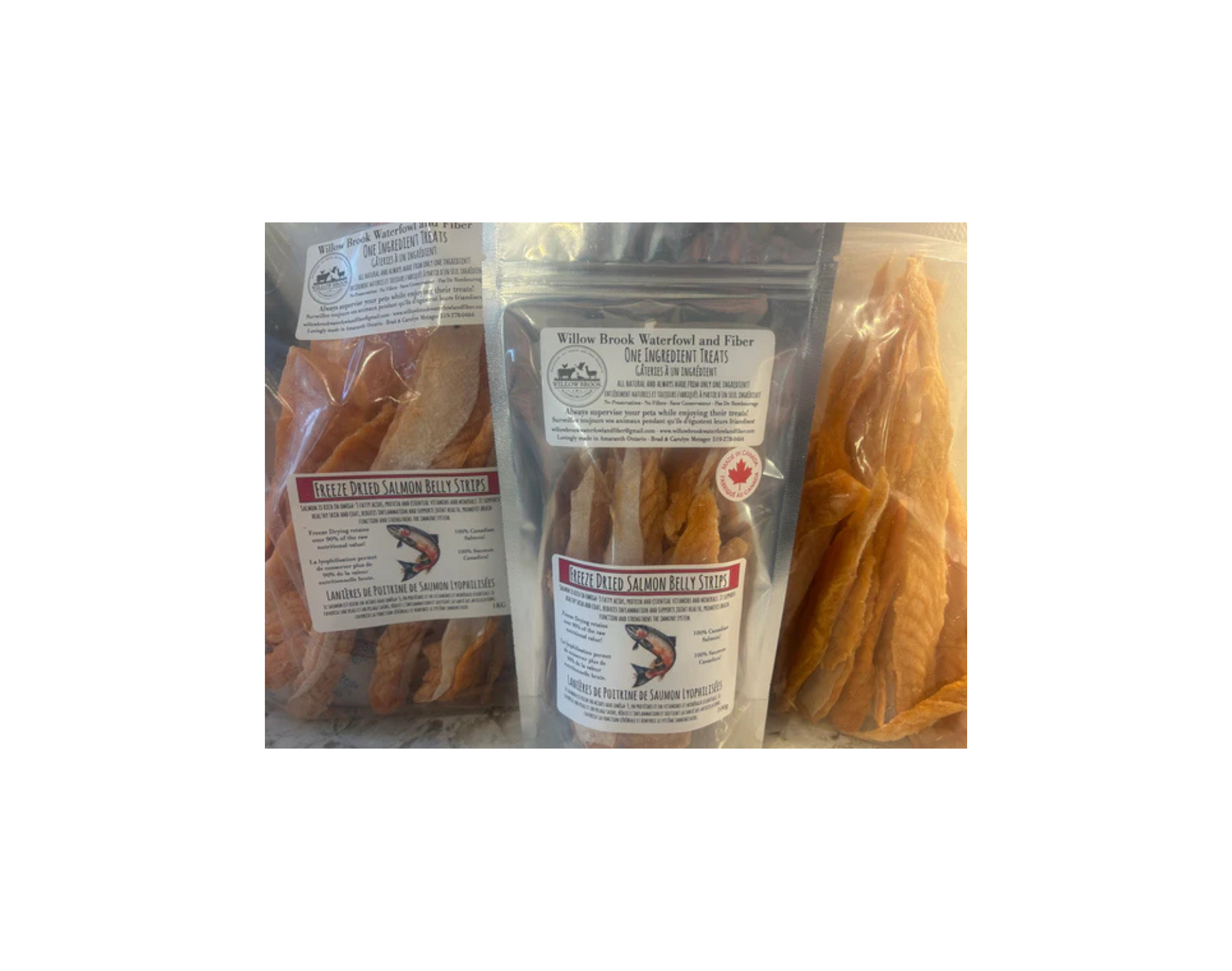 Freeze dried Salmon bellies