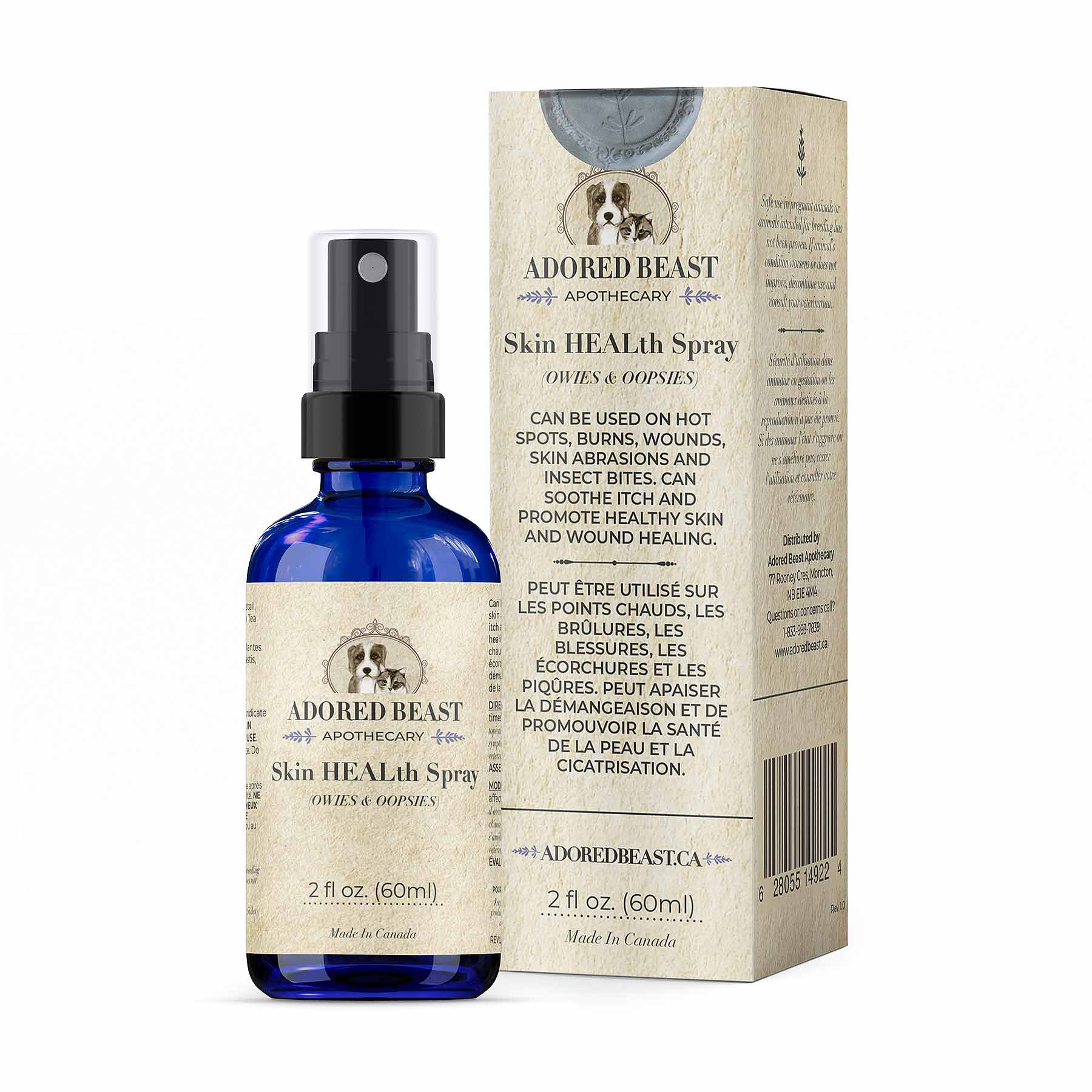 Skin HEALth Spray | Topical Cuts, Scrapes, and Sores